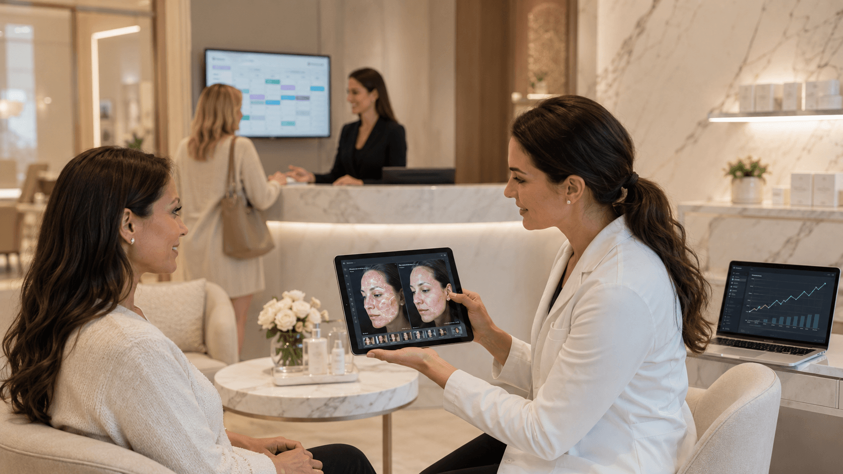 AI for Med Spas: Computer Vision, Scheduling Agents, HIPAA Architecture, and Revenue Optimization